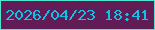文字の大きさ：5、枠の色：50e5d0、背景の色：611c55、文字の色：0dc4e8 無料ブログパーツのブログ時計