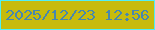 文字の大きさ：4、枠の色：50eff7、背景の色：c7bb0d、文字の色：4787af 無料ブログパーツのブログ時計