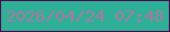 文字の大きさ：1、枠の色：510650、背景の色：2eb097、文字の色：ae77a3 無料ブログパーツのブログ時計