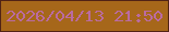 文字の大きさ：2、枠の色：512315、背景の色：a6671a、文字の色：ba6ba1 無料ブログパーツのブログ時計