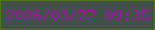 文字の大きさ：1、枠の色：517617、背景の色：434f49、文字の色：a213ac 無料ブログパーツのブログ時計