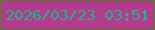 文字の大きさ：4、枠の色：517d27、背景の色：b43a90、文字の色：1abb84 無料ブログパーツのブログ時計