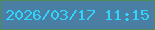 文字の大きさ：3、枠の色：518b55、背景の色：4a7fa3、文字の色：31d4fc 無料ブログパーツのブログ時計