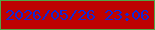 文字の大きさ：5、枠の色：51a747、背景の色：be0202、文字の色：1227d7 無料ブログパーツのブログ時計