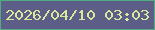 文字の大きさ：2、枠の色：51aa81、背景の色：5d5e87、文字の色：d9e89d 無料ブログパーツのブログ時計