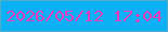 文字の大きさ：5、枠の色：51acc8、背景の色：09b0f4、文字の色：e03ebb 無料ブログパーツのブログ時計
