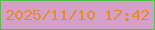 文字の大きさ：3、枠の色：51c249、背景の色：d5a0c8、文字の色：e68b30 無料ブログパーツのブログ時計