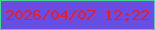 文字の大きさ：3、枠の色：51ce9d、背景の色：674de3、文字の色：e6202b 無料ブログパーツのブログ時計