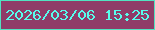 文字の大きさ：4、枠の色：51e3c1、背景の色：8f3c68、文字の色：57fdec 無料ブログパーツのブログ時計