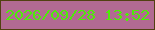 文字の大きさ：1、枠の色：524011、背景の色：b26a92、文字の色：4dec09 無料ブログパーツのブログ時計