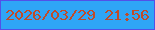 文字の大きさ：2、枠の色：5250e8、背景の色：2fa5f6、文字の色：c04b28 無料ブログパーツのブログ時計
