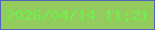 文字の大きさ：2、枠の色：5264ba、背景の色：93cb5e、文字の色：6df14b 無料ブログパーツのブログ時計