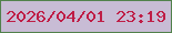 文字の大きさ：3、枠の色：52814c、背景の色：c8bcd5、文字の色：bf1d46 無料ブログパーツのブログ時計