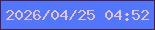 文字の大きさ：1、枠の色：531d2e、背景の色：5177fe、文字の色：ebc2e7 無料ブログパーツのブログ時計