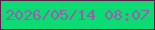 文字の大きさ：4、枠の色：532247、背景の色：0cdb73、文字の色：9361ab 無料ブログパーツのブログ時計