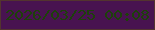 文字の大きさ：4、枠の色：53342f、背景の色：481350、文字の色：1d410a 無料ブログパーツのブログ時計