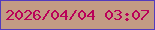 文字の大きさ：4、枠の色：533bbd、背景の色：c39b84、文字の色：ba0159 無料ブログパーツのブログ時計
