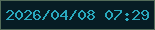 文字の大きさ：3、枠の色：536b59、背景の色：071c24、文字の色：29a9be 無料ブログパーツのブログ時計