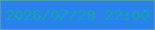 文字の大きさ：1、枠の色：5398b6、背景の色：2981ea、文字の色：11a9a7 無料ブログパーツのブログ時計