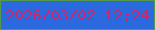 文字の大きさ：4、枠の色：53994a、背景の色：2b69df、文字の色：c9286e 無料ブログパーツのブログ時計