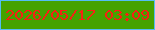 文字の大きさ：1、枠の色：53bdf5、背景の色：45a200、文字の色：f82013 無料ブログパーツのブログ時計