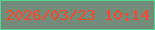 文字の大きさ：1、枠の色：53d693、背景の色：738b79、文字の色：ff472f 無料ブログパーツのブログ時計