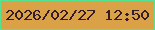 文字の大きさ：3、枠の色：53e391、背景の色：daa146、文字の色：341c28 無料ブログパーツのブログ時計