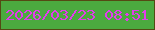 文字の大きさ：3、枠の色：544a13、背景の色：4baa3f、文字の色：e23cec 無料ブログパーツのブログ時計