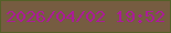 文字の大きさ：2、枠の色：546028、背景の色：765c41、文字の色：ab1c96 無料ブログパーツのブログ時計