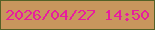 文字の大きさ：3、枠の色：546126、背景の色：c8965d、文字の色：e81d9e 無料ブログパーツのブログ時計