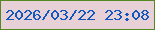 文字の大きさ：2、枠の色：548820、背景の色：e7d0d6、文字の色：1157be 無料ブログパーツのブログ時計