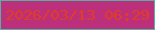 文字の大きさ：5、枠の色：54b1a3、背景の色：bc307b、文字の色：e13d24 無料ブログパーツのブログ時計