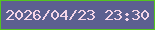 文字の大きさ：2、枠の色：54c51f、背景の色：5c6090、文字の色：f5d5e8 無料ブログパーツのブログ時計