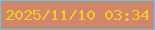 文字の大きさ：2、枠の色：54cdee、背景の色：d08669、文字の色：fbc926 無料ブログパーツのブログ時計