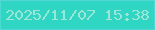 文字の大きさ：3、枠の色：54d6d7、背景の色：2fd6c3、文字の色：a0e4d6 無料ブログパーツのブログ時計