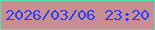 文字の大きさ：3、枠の色：54e2ac、背景の色：c98e92、文字の色：2940fb 無料ブログパーツのブログ時計
