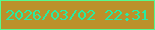 文字の大きさ：4、枠の色：54fb90、背景の色：bb912b、文字の色：27eca3 無料ブログパーツのブログ時計