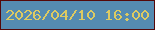 文字の大きさ：1、枠の色：550808、背景の色：558bb1、文字の色：ddca62 無料ブログパーツのブログ時計