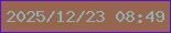 文字の大きさ：2、枠の色：550fd0、背景の色：98654e、文字の色：8eb1b4 無料ブログパーツのブログ時計