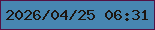 文字の大きさ：2、枠の色：551143、背景の色：4786b1、文字の色：1d1611 無料ブログパーツのブログ時計
