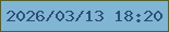 文字の大きさ：4、枠の色：555f2c、背景の色：80b6d4、文字の色：2d4f78 無料ブログパーツのブログ時計