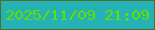 文字の大きさ：5、枠の色：556c27、背景の色：25b2b6、文字の色：63de00 無料ブログパーツのブログ時計