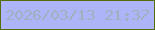 文字の大きさ：1、枠の色：556d0c、背景の色：adb4f8、文字の色：a1b0bf 無料ブログパーツのブログ時計