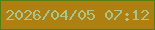 文字の大きさ：5、枠の色：557e16、背景の色：ad8011、文字の色：a8c68b 無料ブログパーツのブログ時計