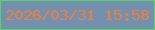 文字の大きさ：4、枠の色：55d663、背景の色：7490af、文字の色：eb8042 無料ブログパーツのブログ時計