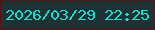 文字の大きさ：4、枠の色：56140e、背景の色：1e3134、文字の色：17ddce 無料ブログパーツのブログ時計