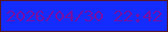 文字の大きさ：5、枠の色：561825、背景の色：142cfd、文字の色：7210a9 無料ブログパーツのブログ時計