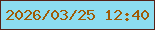 文字の大きさ：2、枠の色：562218、背景の色：8cddf0、文字の色：9f5b06 無料ブログパーツのブログ時計