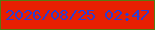 文字の大きさ：1、枠の色：567b12、背景の色：e71f02、文字の色：2d3dd1 無料ブログパーツのブログ時計