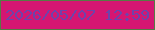 文字の大きさ：2、枠の色：567b45、背景の色：d51672、文字の色：6e43ab 無料ブログパーツのブログ時計